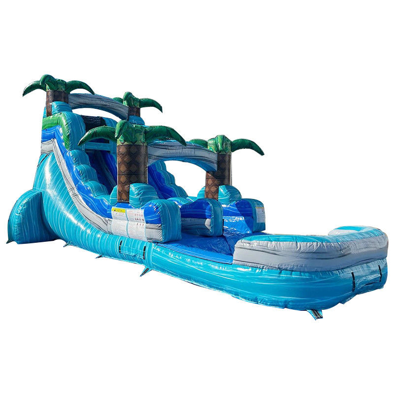 Parco acquatico in PVC a noleggio commerciale con piscina per bambini e salto in aria