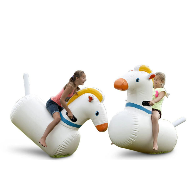 Giochi sportivi interattivi cavallo da corsa gonfiabile per bambini e adulti Materia PVC