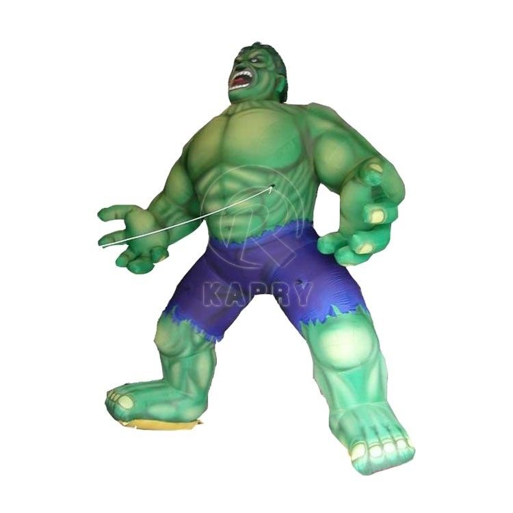 Pubblicità all'aperto Modello gonfiabile Hulk gigante e Spiderman per eventi accattivanti
