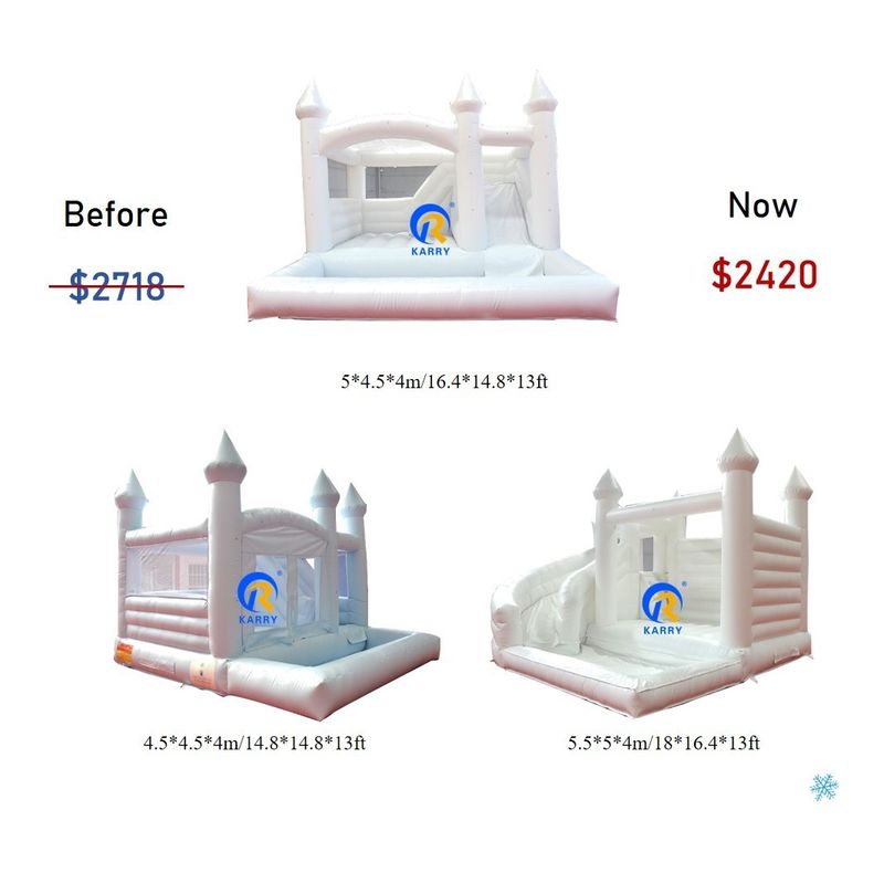 0.55mm PVC Vinyl Tarpaulin Inflatabile Combo Castle Slide per bambini al Parco di divertimenti
