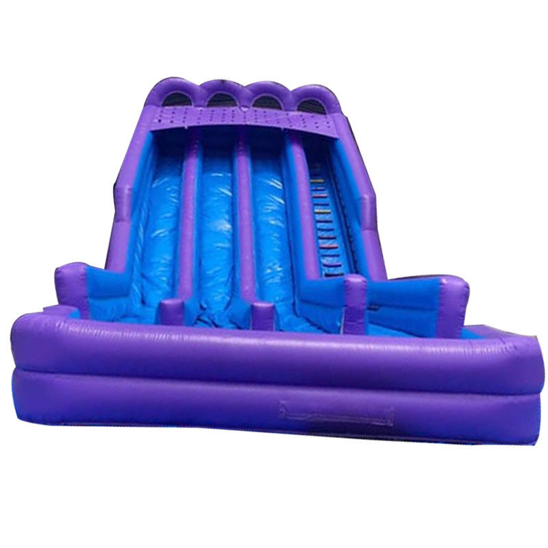 Kit di riparazione del soffiatore con confezione compresa con scivolo ad acqua a tre corsie gonfiabile per adulti