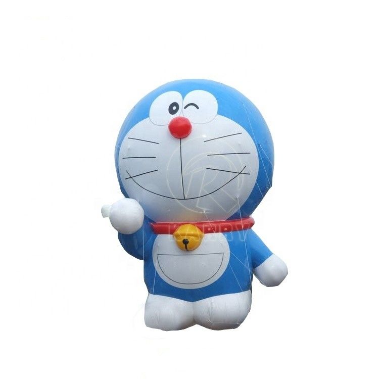 Doraemon gonfiabile colorato personalizzato con soffiatore d'aria e accessori