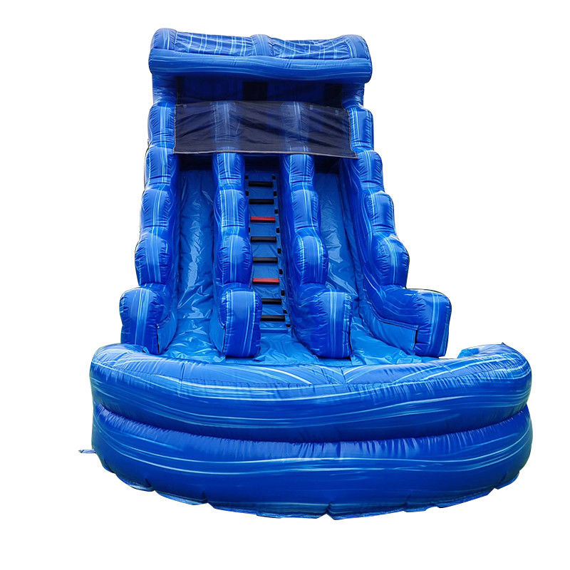 Parco acquatico PVC gonfiabile doppio scivolo N scivolo con piscina salto retro scivolo acquatico