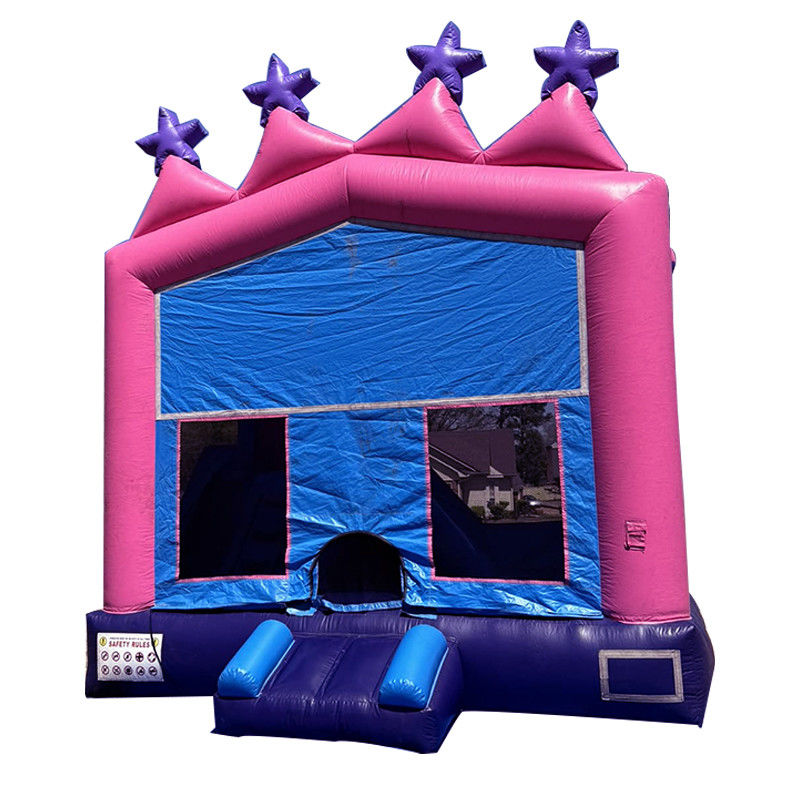 Grande portabile 0,55 mm PVC Vinyl Tarpaulin esterno o interno gonfiabile Combo Jumping Castle