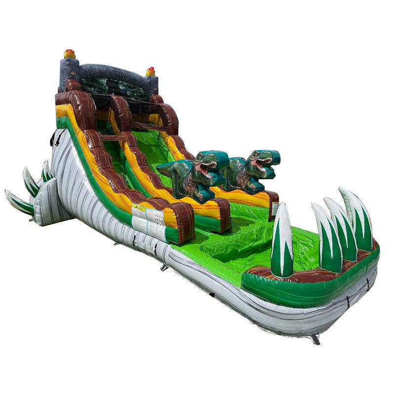 Accessori Kit di riparazione del soffiatore Sacchetto per scivolo d'acqua Dino della giungla tropicale