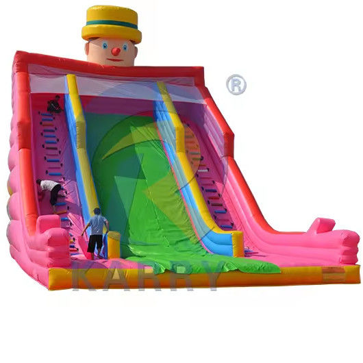 Caratteristiche personalizzate Scivolo idraulico gonfiabile per adulti con piscina Casa rimbalzo PVC sostenibile