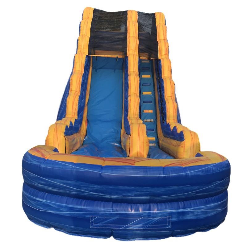 Porta il tuo divertimento all'aria aperta al livello successivo con il nostro scivolo e la nostra piscina gonfiabili