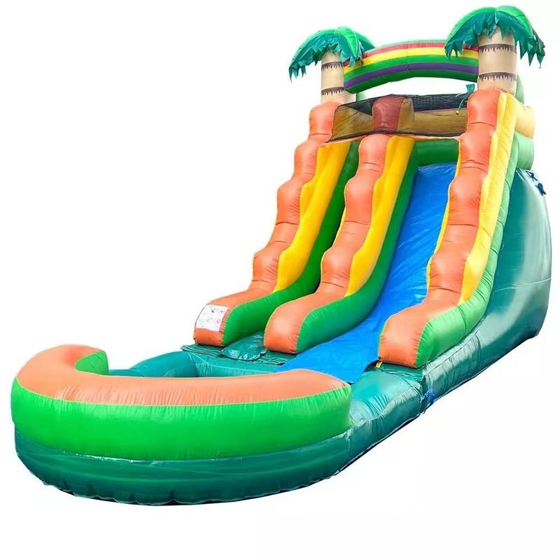 Slide d'acqua in PVC per bambini e adulti nel grande parco gonfiabile commerciale