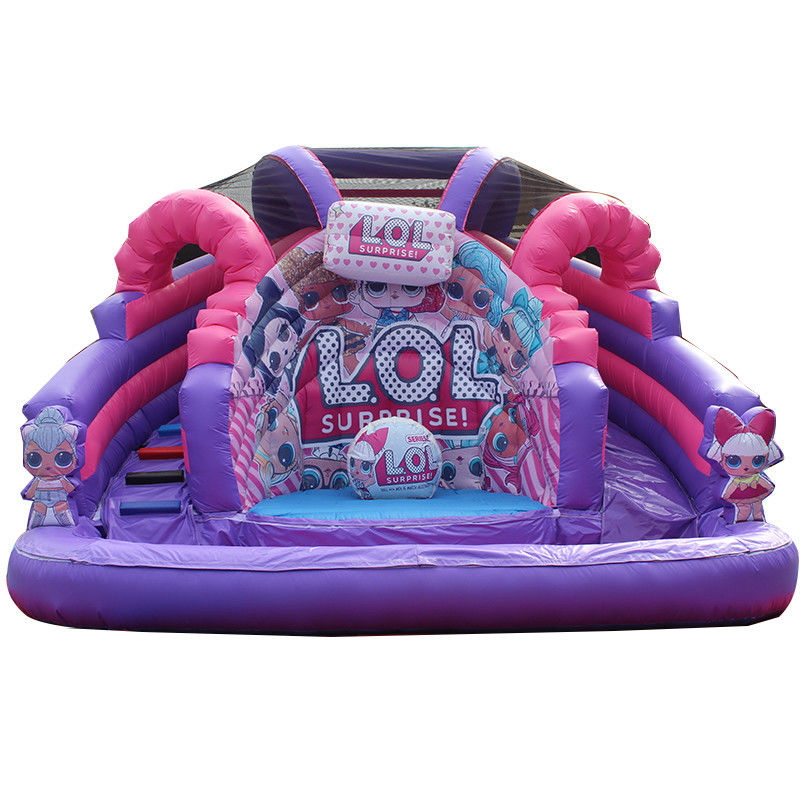 Scivolo d'acqua gonfiabile commerciale per bambini e adulti colore personalizzato e 5-10 passeggeri