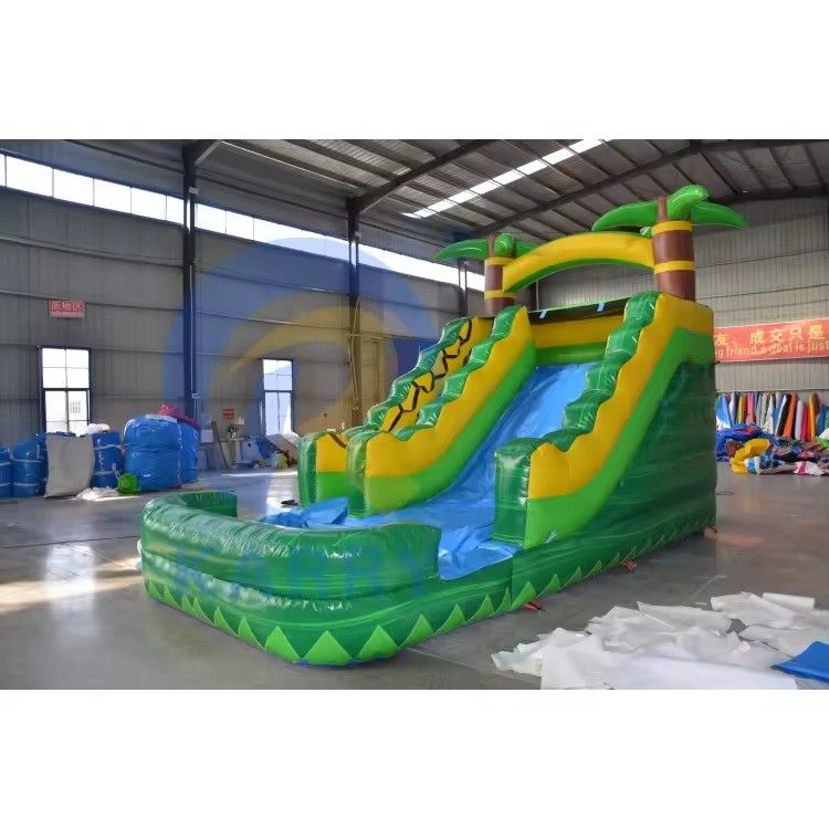 4X9M Dimensioni PVC Outdoor gonfiabile D Slide per Parco di intrattenimento accessori ventilatore