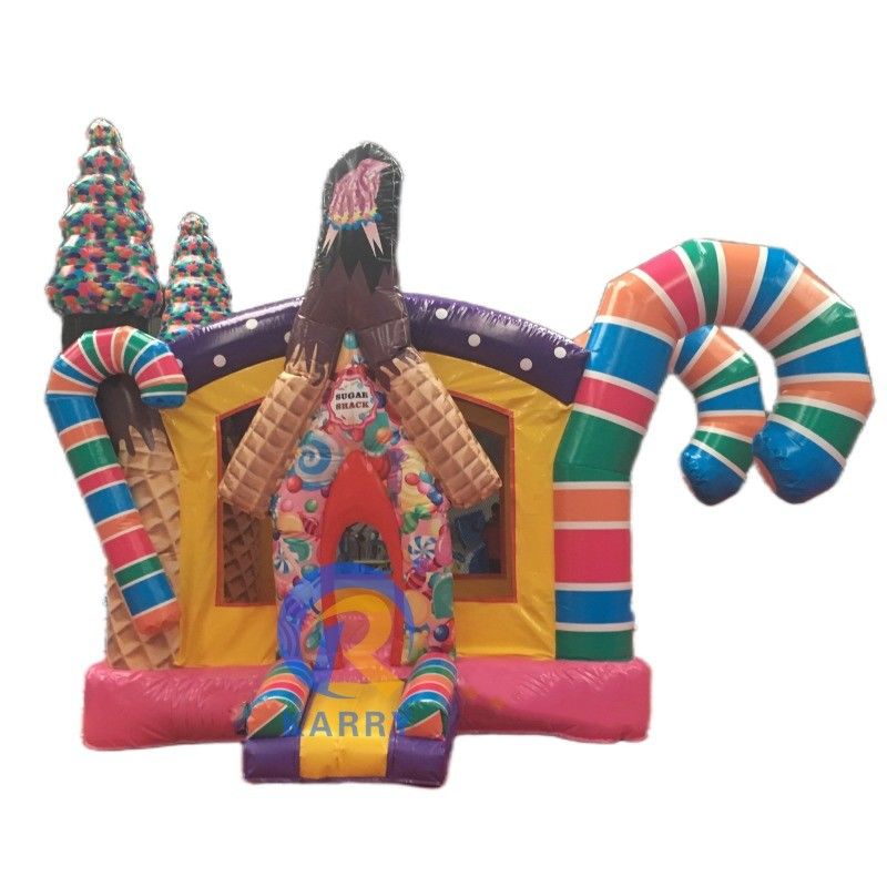 Unisex Inflatabile Bambino Bounce House PORTABLE Candy House PVC Bouncy Castello con soffiatore
