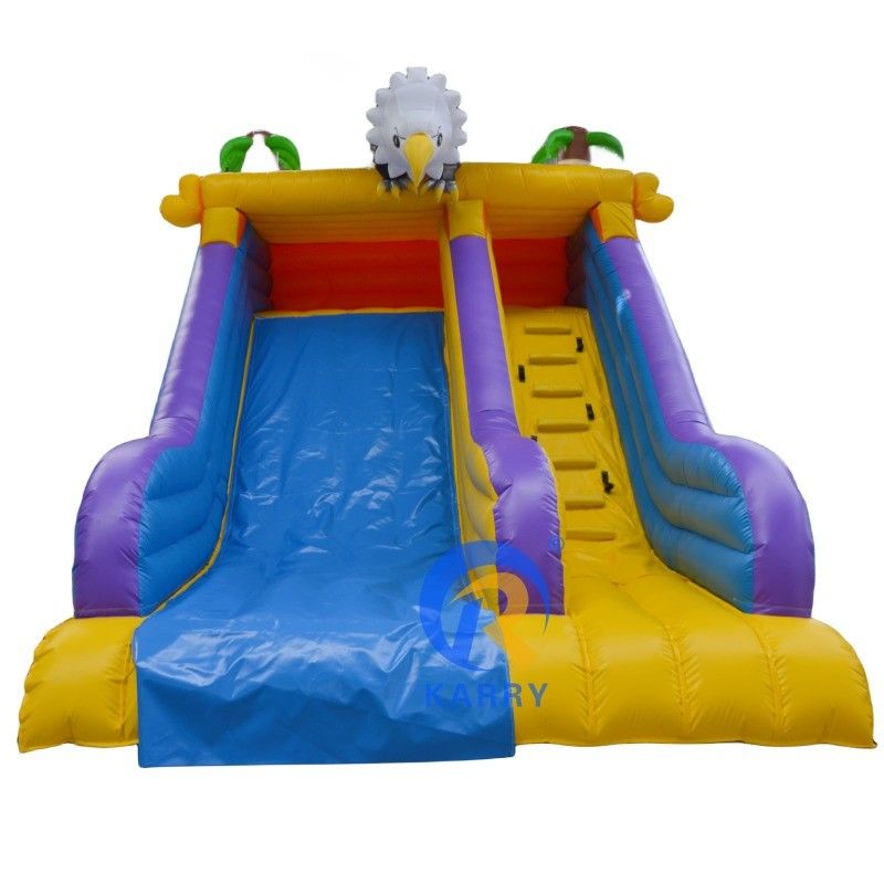 Dimensioni personalizzate Intrattenimento all' aperto Corvo arrabbiato Scivoli gonfiabili per bambini Gioco