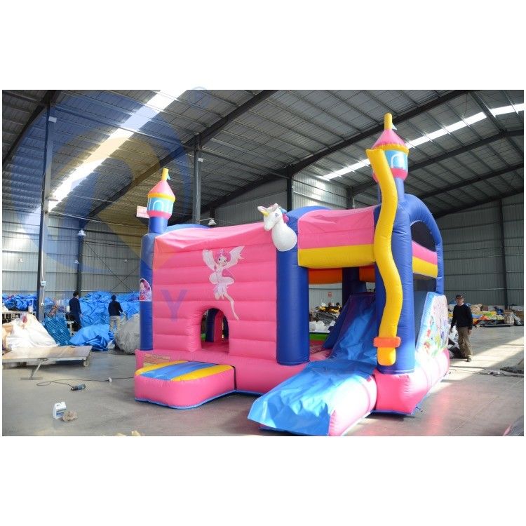 Castello gonfiabile portatile con slitta Unicorn Sprite Jumping House