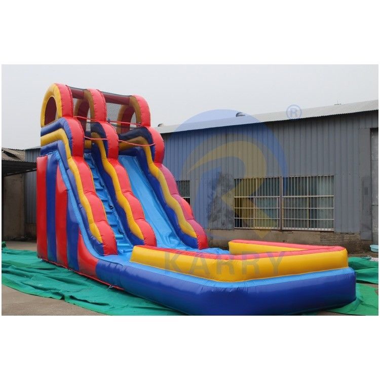 Unsix PVC Slide da salto per adulti Slide d'acqua gonfiabile lungo e grande con buttafuori