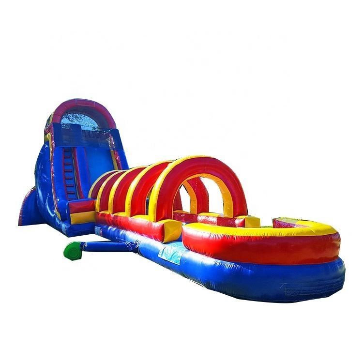 Parco giochi all'aperto Grandi scivoli Parco divertimenti usati Bambini scivolo idraulico in PVC KR-GS610
