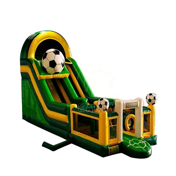 Slide da calcio Commerciale Slide gonfiabile bagnato asciutto per bambini fuori o gioco interno