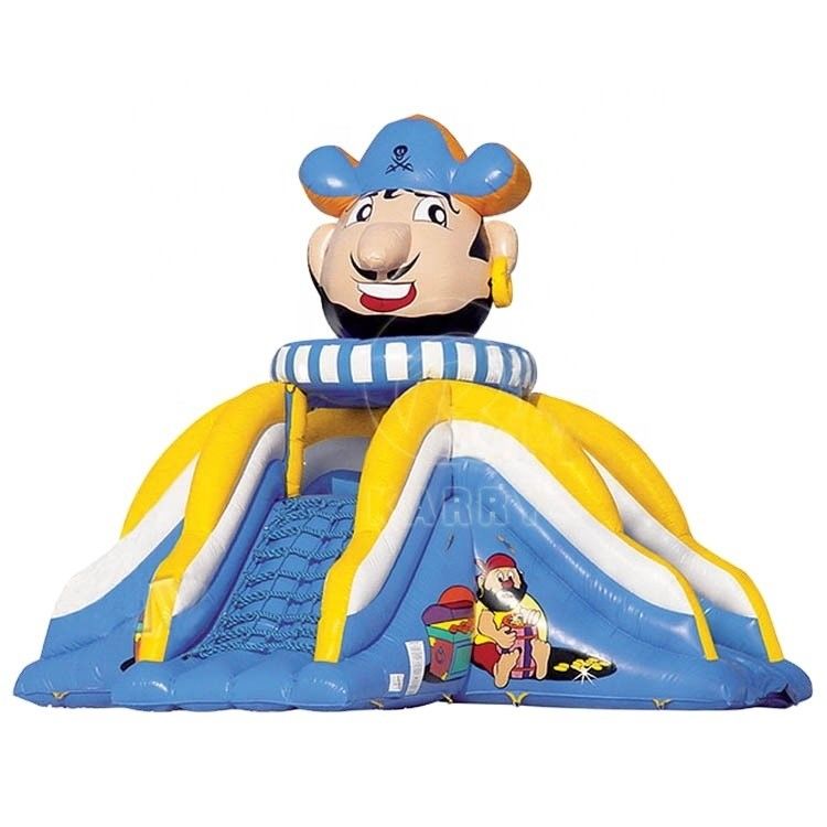 Castello rimbalzabile gonfiabile in PVC colorato su misura con kit di riparazione di scivoli d'acqua inclusi