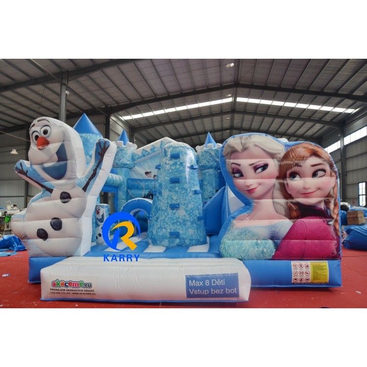 Unisex Karry divertente castello gonfiabile principessa castello gonfiabile per OEM casa gonfiabile congelata