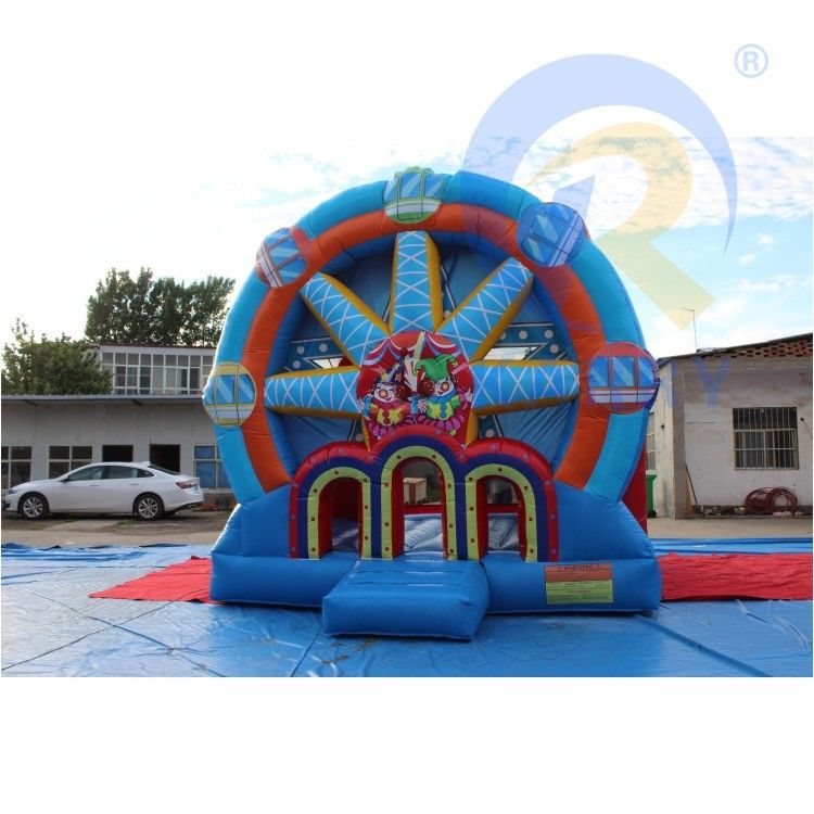 14 anni di vita PVC gonfiabile buttafuori ruota panoramica castello per la festa Parco giochi per bambini