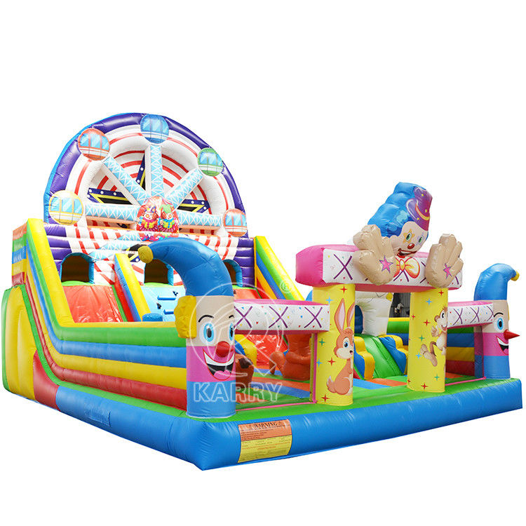 Colore personalizzato Unisex gonfiabile ruota panoramica trampolino castello a rimbalzo per commerciale