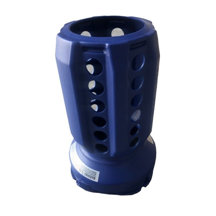 Parco di ostacoli portatile blu gonfiabile castello acqua / scivolo asciutto con soffiatore e deflatore