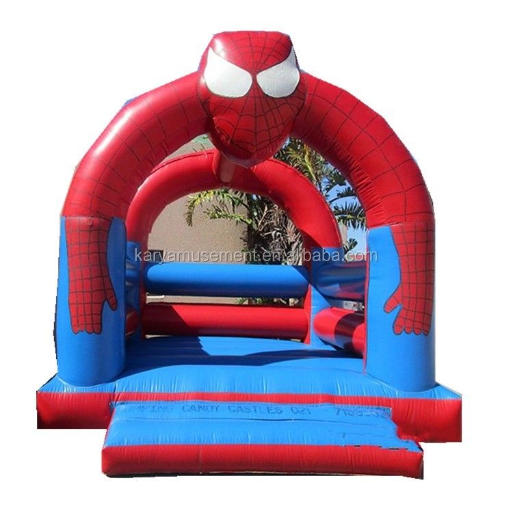 14 Years Up Superhero Spider-Man Casa gonfiabile a rimbalzo Piscina scivolo d'acqua con design piscina