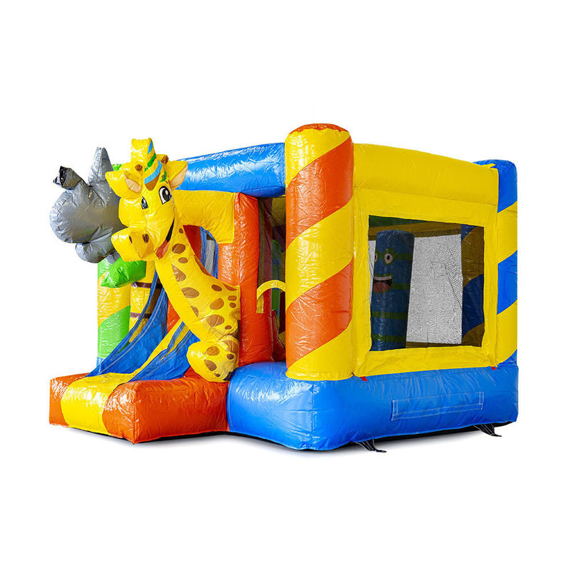 Casa gonfiabile a tema animale elefante per bambini unisex sul parco giochi all'aperto