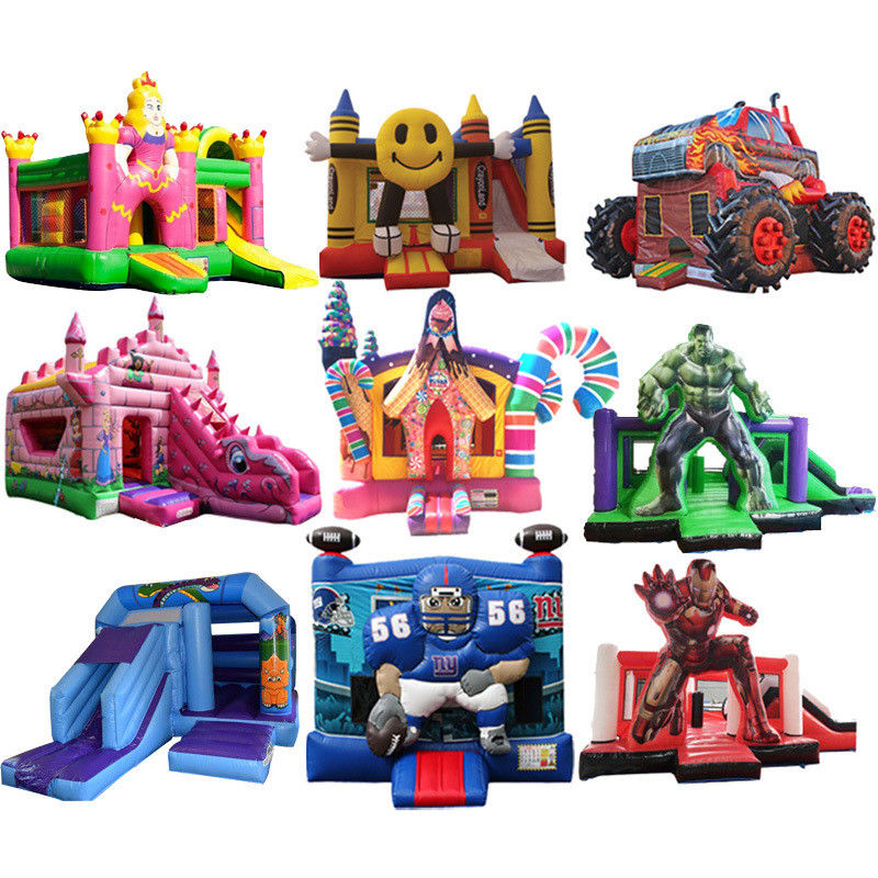 Castello Party Time Inflatabile Bouncy Jumping Castello Slide con CE Blower e Kit di riparazione