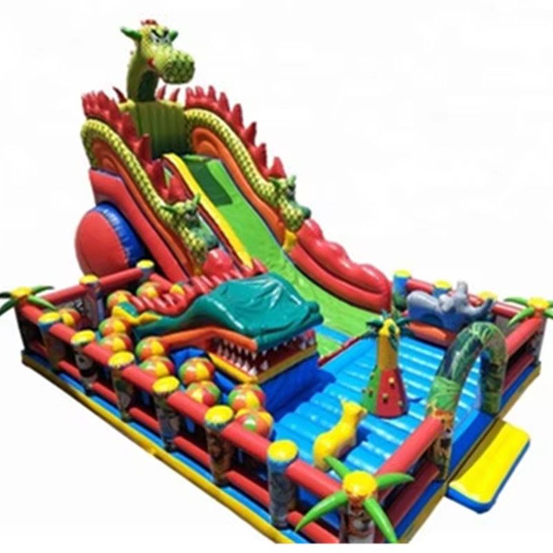 14 anni fa Popolare centro commerciale gonfiabile Fun City Dragon Bouncy Castle per bambini