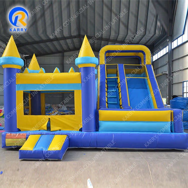 Dimensione personalizzata Slide Bouncer Wet Dry Combo Inflatabile Moonwalk Bouncy Castello di Salto