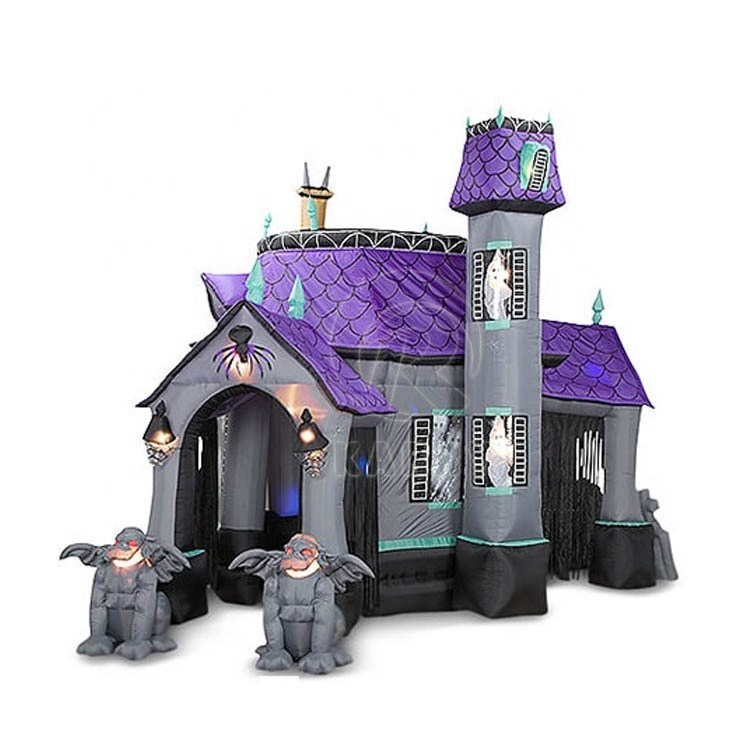PORTABLE Tematica di Halloween Casa gonfiabile inflatabile per l'intrattenimento degli adulti